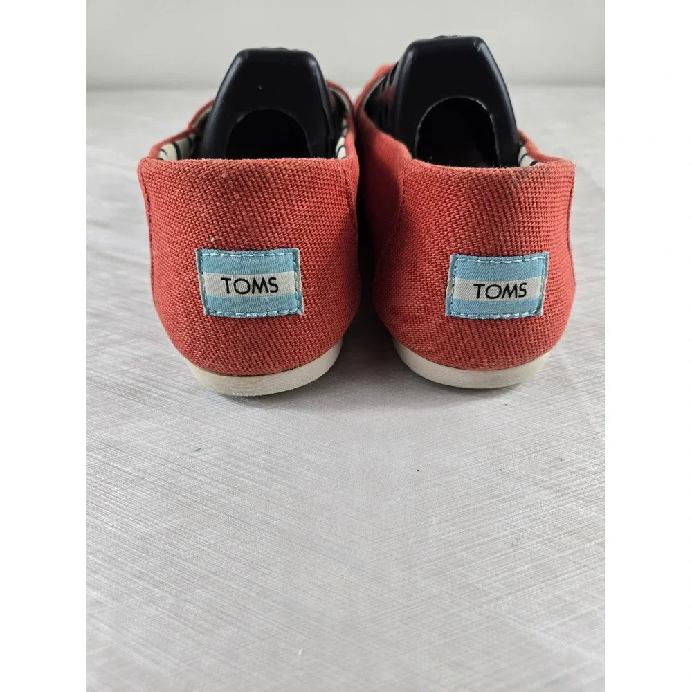TOMS Alpargata Heritage Canvas Burnt Orange Slip On Shoes Womens 9‎ 10016520
